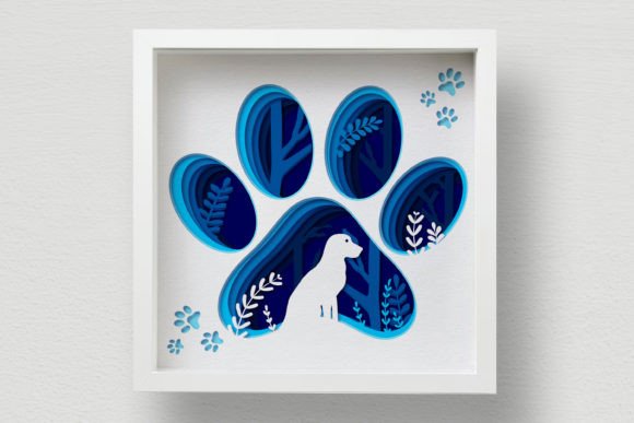 3D Dog Paw Shadow Box SVG Review for Real Crafting Projects