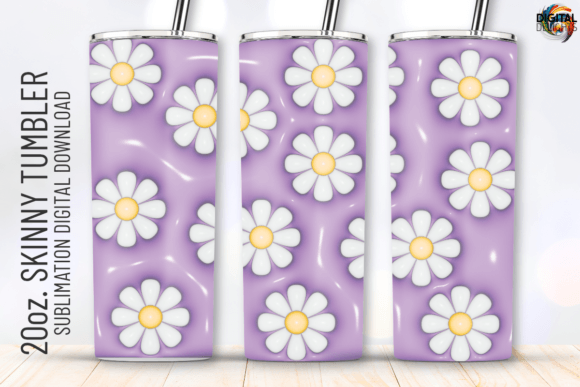 3D Inflated Puff Dog Mom Tumbler Wrap for Crafts and Graphics