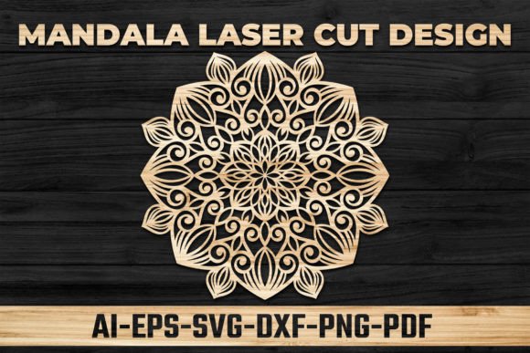 3D Mandala Laser Cutting for Wall Decor Projects