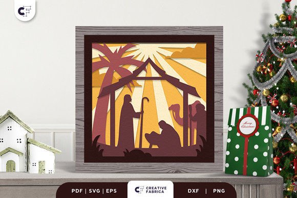 Christmas Nativity 3D SVG Review for Digital Sellers