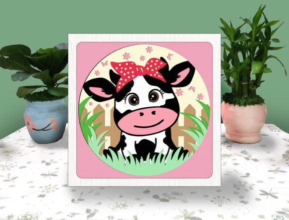 Cow Farm Bandana 3D Box Paper: A Versatile Graphic Design Asset for Local Branding