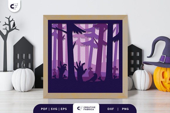 Halloween Scary Forest 3D Shadow Box: A Deep Dive for Designers