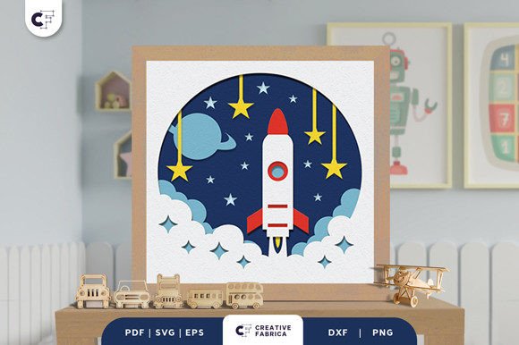 Outer Space Planets 3D SVG: A Stellar Addition for Creative Sellers